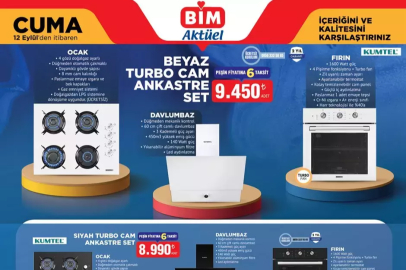 BİM'de bu Cuma neler var? 12 Eylül BİM aktüel ürünler kataloğu ile raflar yenilendi