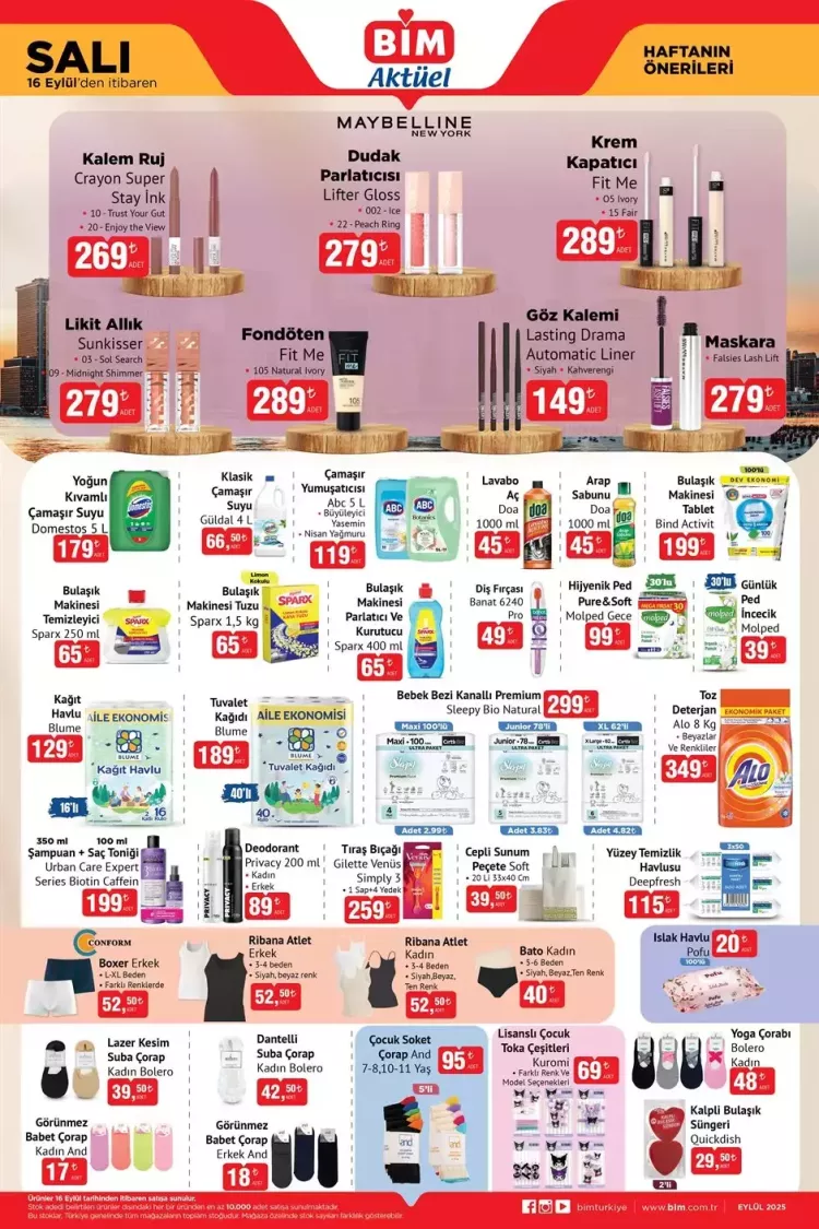 BİM'de bu cuma neler var 12 Eylül BİM aktüel ürünler kataloğu ile raflar yenilendi 7
