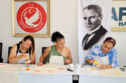 Kumaşlara doğanın izini taşıdılar