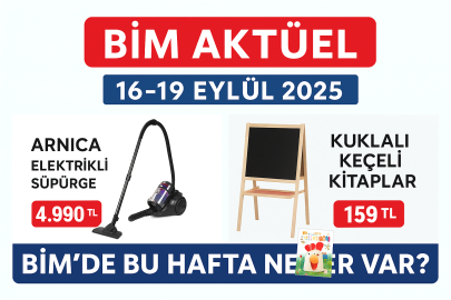 BİM Aktüel 16-19 Eylül 2025: Hangi ürünler indirimde?