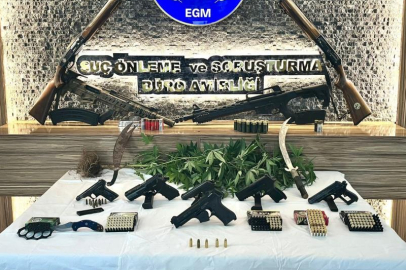 Antalya Aksu’da ruhsatsız silah operasyonu: 9 şüpheli yakalandı