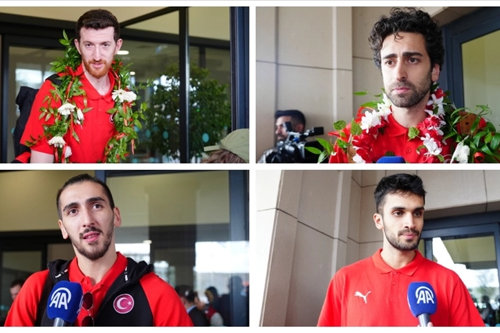 A Milli Erkek Basketbol Takımı yurda döndü: Avrupa ikinciliğinin buruk sevincini yaşadılar