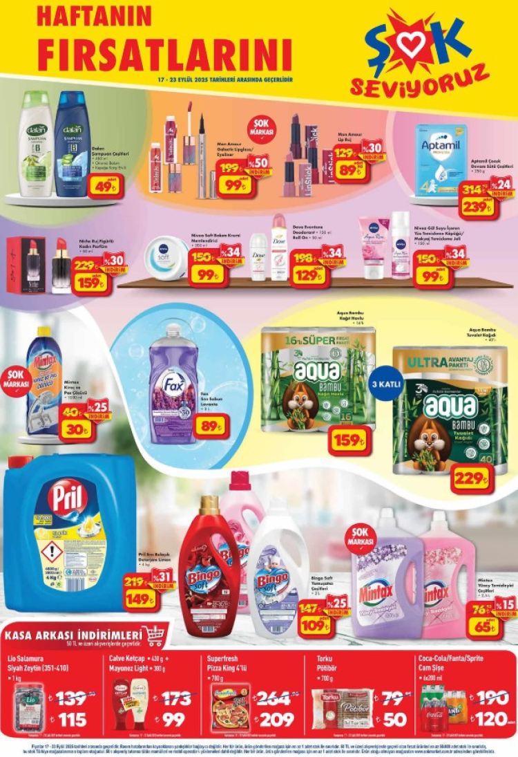 şok market aktüel ürünler