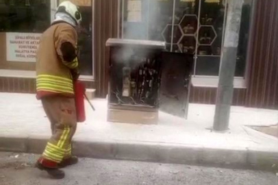 Hatay’da trafo yangını paniğe yol açtı