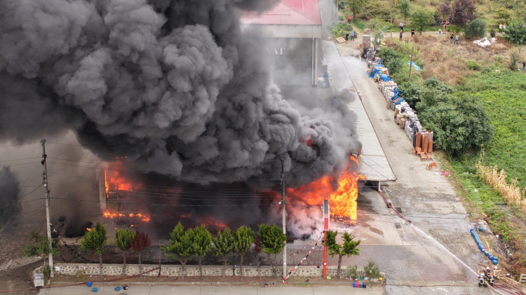 trabzon avm yangını