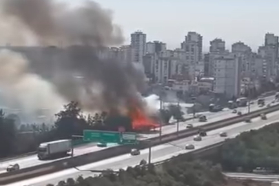Adana'da yangın