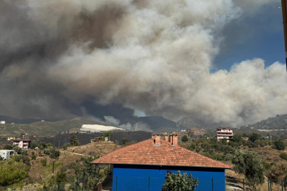 Alanya’da orman yangını: Havadan ve karadan müdahale sürüyor