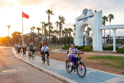Mersin’de Avrupa Hareketlilik Haftası’nda bisiklet etkinliği düzenlendi