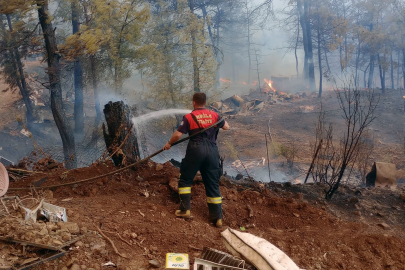 Muğla’da yangınla mücadele sürüyor