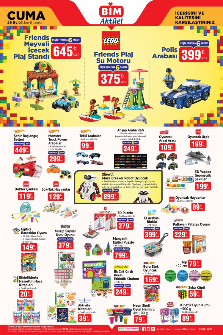 BİM AKTÜEL ÜRÜNLER KAYALOĞU