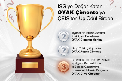 OYAK Çimento’ya ÇEİS’ten 3 ödül birden