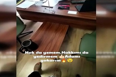 Şantiye şefinin üzerine kaynar su döken kadın tutuklandı