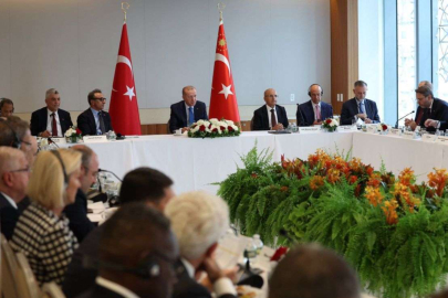 Cumhurbaşkanı Erdoğan New York’ta ABD’li dev şirketlerin CEO’larıyla buluştu