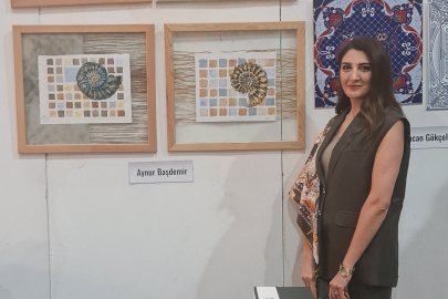 Muz liflerini sanata dönüştürdü, Adana'da ilgi odağı oldu