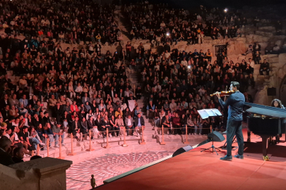 Kibyra Antik Kenti'nde Anjelika Akbar'ın piyano resitali