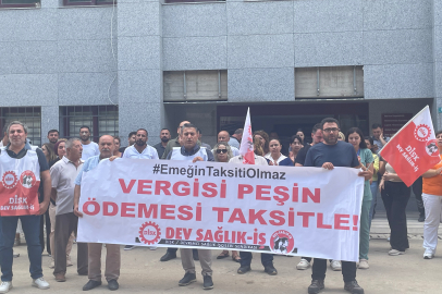 Balcalı Hastanesi’nde sağlık çalışanları  hakları için ses yükseltti
