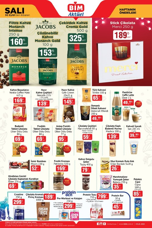 30 EYLÜL SALI BİM AKTÜEL ÜRÜNLER KATALOĞU
