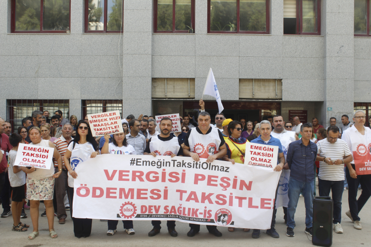 DİSK ve Dev Sağlık-İş Genel Başkanı Arzu Çerkezoğlu