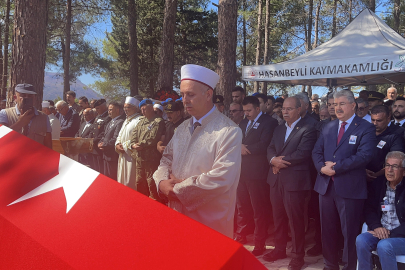 Aksaray’daki kazada şehit olan Jandarma Astsubay Kemal Özgür, Osmaniye’de toprağa verildi