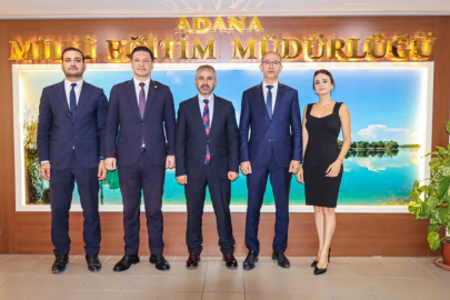Adana Barosu Başkanı, İl Milli Eğitim Müdürü Tüfekçi’yi ziyaret etti