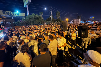 Adana'da Sumud Filosu'na müdahale protesto edildi