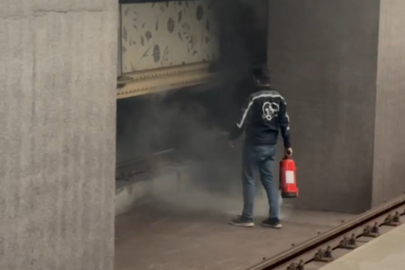 İstanbul'da metroda yangın: Mahmutbey istasyonu kapatıldı
