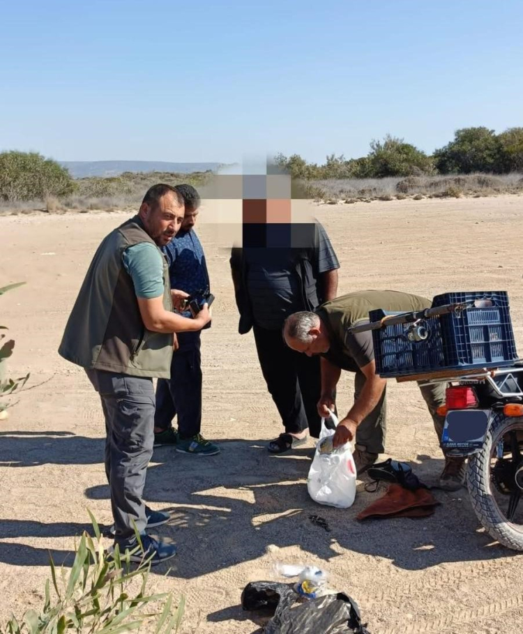 Mersin Göksu Deltası’nda kaçak yırtıcı kuş avlayan 4 kişiye suçüstü! 2