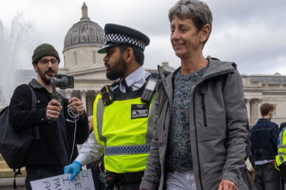 Londra’da Filistin eylemi protestolarında 492 gözaltı
