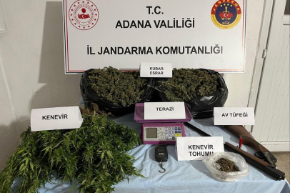 Kozan’da uyuşturucu operasyonu: 10 kilo esrar ele geçirildi