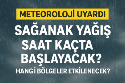 Meteoroloji uyardı: Sağanak yağış saat kaçta başlayacak? Hangi bölgeler etkilenecek?