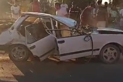 Mersin Mut’ta otomobil takla attı: 2 yaralı