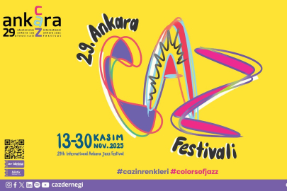 Ankara’da Caz rüzgarı esecek: 29. Uluslararası Ankara Caz Festivali başlıyor