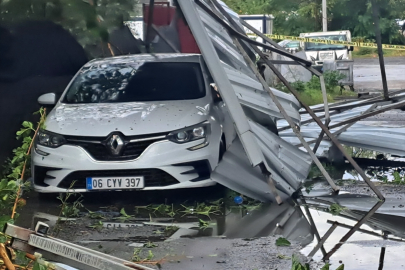 Hatay’da sağanak ve şiddetli rüzgar sonrası kıyamet koptu
