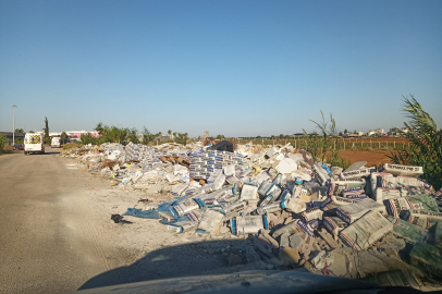 Gıda güvenliği tehlikede: Tarlalar çöplüğe dönüyor