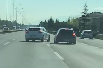 Kocaeli TEM Otoyolu’nda maganda dehşeti