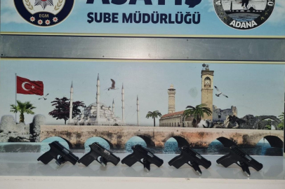 Adana'da 5 ruhsatsız tabanca ile yakalanan şüpheli tutuklandı