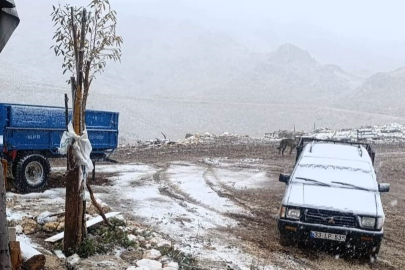 Mersin’de mevsimin ilk karı düştü