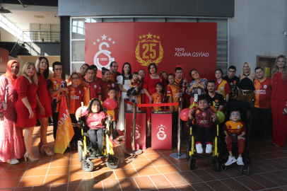 Adana’da özel gereksinimli çocuklardan “Galatasaray” temalı resim sergisi