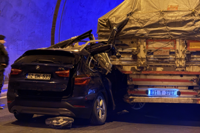 Kahramanmaraş’ta tünelde feci kaza: Tıra çarpan SUV araçta 1 ölü, 4 yaralı