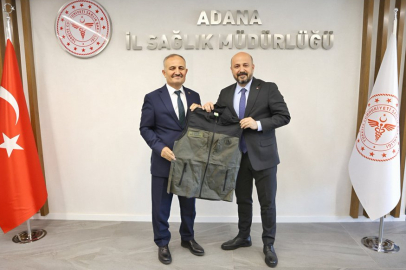 Adana İl Sağlık Müdürü Nacar ve Orman Bölge Müdürü Etli ortak projeleri görüştü