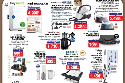 BİM 17 Ekim Aktüel Kataloğu yayımlandı: Şarjlı süpürge, mini buzdolabı ve çay makinesi öne çıkıyor