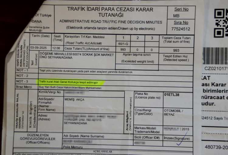 Adana’da emsal karar Trafik polisi olmayan polis memuru ceza yazamayacak 2