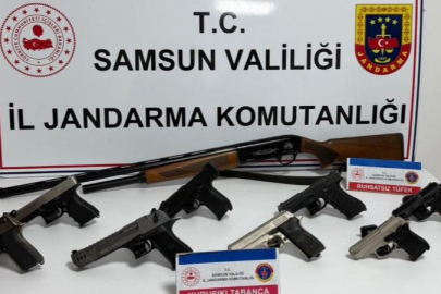 Samsun Vezirköprü’de sosyal medyada havaya ateş eden 10 kişi yakalandı
