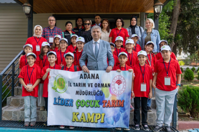Adana’da minikler tarım kampında tarladan sofraya yolculuğu öğrendi
