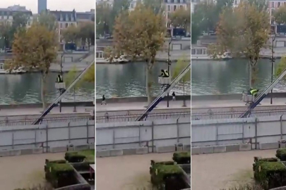 Louvre Müzesi soyguncularının kaçma anı ortaya çıktı