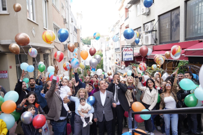 Beyoğlu’nda Robin için umut dolu balonlar gökyüzüne uçtu