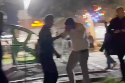 Aksaray’da “Eski-Yeni Sevgili” kavgası: Polis biber gazıyla ayırdı