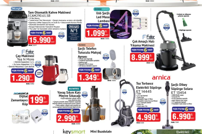 BİM 31 Ekim 2025 Aktüel Ürünler Kataloğu: Televizyon, kahve makinesi, scooter ve buzdolabı satışta