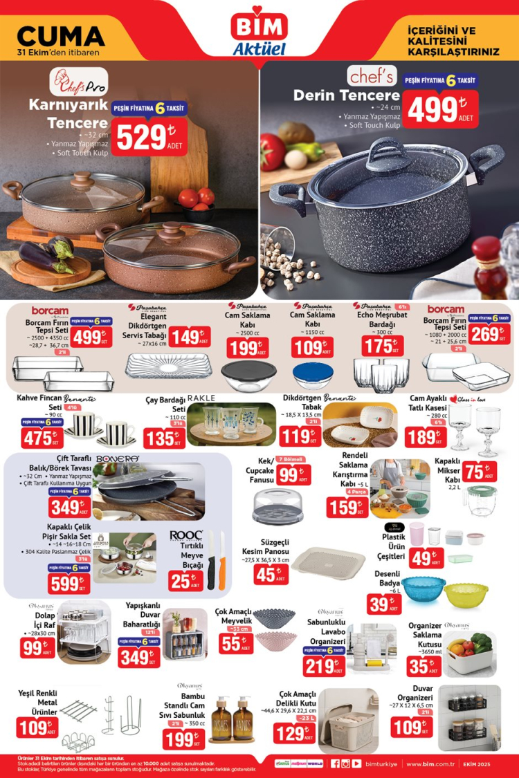 bim aktüel ürünler kataloğu