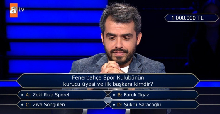 1 Milyonluk Fenerbahçe sorusu!